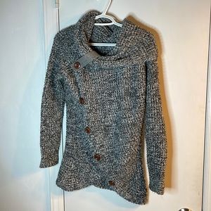 Faux wrap sweater